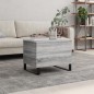 vidaXL Couchtisch Grau Sonoma 60x44,5x45 cm Holzwerkstoff vidaXL Couchtisch Grau Sonoma 60x44,5x45 cm Holzwerkstoff