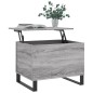 vidaXL Couchtisch Grau Sonoma 60x44,5x45 cm Holzwerkstoff vidaXL Couchtisch Grau Sonoma 60x44,5x45 cm Holzwerkstoff