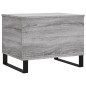 vidaXL Couchtisch Grau Sonoma 60x44,5x45 cm Holzwerkstoff vidaXL Couchtisch Grau Sonoma 60x44,5x45 cm Holzwerkstoff