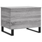 vidaXL Couchtisch Grau Sonoma 60x44,5x45 cm Holzwerkstoff vidaXL Couchtisch Grau Sonoma 60x44,5x45 cm Holzwerkstoff