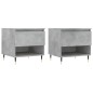vidaXL Couchtische 2 Stk. Betongrau 50x46x50 cm Holzwerkstoff vidaXL Couchtische 2 Stk. Betongrau 50x46x50 cm Holzwerkstoff