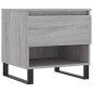 vidaXL Couchtisch Grau Sonoma 50x46x50 cm Holzwerkstoff vidaXL Couchtisch Grau Sonoma 50x46x50 cm Holzwerkstoff