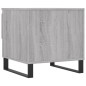 vidaXL Couchtisch Grau Sonoma 50x46x50 cm Holzwerkstoff vidaXL Couchtisch Grau Sonoma 50x46x50 cm Holzwerkstoff
