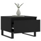vidaXL Couchtisch Schwarz 50x46x35 cm Holzwerkstoff vidaXL Couchtisch Schwarz 50x46x35 cm Holzwerkstoff