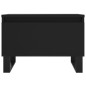 vidaXL Couchtisch Schwarz 50x46x35 cm Holzwerkstoff vidaXL Couchtisch Schwarz 50x46x35 cm Holzwerkstoff