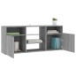 vidaXL TV-Schrank mit LED-Leuchten Grau Sonoma 120x30x50 cm vidaXL TV-Schrank mit LED-Leuchten Grau Sonoma 120x30x50 cm