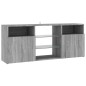 vidaXL TV-Schrank mit LED-Leuchten Grau Sonoma 120x30x50 cm vidaXL TV-Schrank mit LED-Leuchten Grau Sonoma 120x30x50 cm