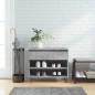 vidaXL Schuhregal Betongrau 70x36x60 cm Holzwerkstoff vidaXL Schuhregal Betongrau 70x36x60 cm Holzwerkstoff
