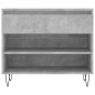 vidaXL Schuhregal Betongrau 70x36x60 cm Holzwerkstoff vidaXL Schuhregal Betongrau 70x36x60 cm Holzwerkstoff