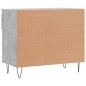 vidaXL Schuhregal Betongrau 70x36x60 cm Holzwerkstoff vidaXL Schuhregal Betongrau 70x36x60 cm Holzwerkstoff