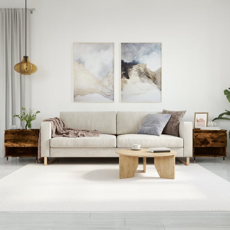 vidaXL Couchtische 2 Stk. Räuchereiche 50x46x50 cm Holzwerkstoff vidaXL Couchtische 2 Stk. Räuchereiche 50x46x50 cm Holzwerkstoff