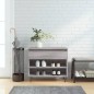 vidaXL Schuhregal Grau Sonoma 70x36x60 cm Holzwerkstoff vidaXL Schuhregal Grau Sonoma 70x36x60 cm Holzwerkstoff