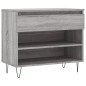 vidaXL Schuhregal Grau Sonoma 70x36x60 cm Holzwerkstoff vidaXL Schuhregal Grau Sonoma 70x36x60 cm Holzwerkstoff