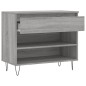 vidaXL Schuhregal Grau Sonoma 70x36x60 cm Holzwerkstoff vidaXL Schuhregal Grau Sonoma 70x36x60 cm Holzwerkstoff