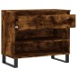 vidaXL Schuhregal Räuchereiche 70x36x60 cm Holzwerkstoff vidaXL Schuhregal Räuchereiche 70x36x60 cm Holzwerkstoff