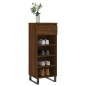 vidaXL Schuhschrank Braun Eichen-Optik 40x36x105 cm Holzwerkstoff