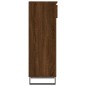 vidaXL Schuhschrank Braun Eichen-Optik 40x36x105 cm Holzwerkstoff