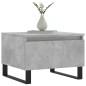 vidaXL Couchtisch Betongrau 50x46x35 cm Holzwerkstoff vidaXL Couchtisch Betongrau 50x46x35 cm Holzwerkstoff