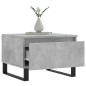 vidaXL Couchtisch Betongrau 50x46x35 cm Holzwerkstoff vidaXL Couchtisch Betongrau 50x46x35 cm Holzwerkstoff