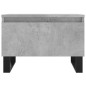 vidaXL Couchtisch Betongrau 50x46x35 cm Holzwerkstoff vidaXL Couchtisch Betongrau 50x46x35 cm Holzwerkstoff