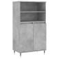 vidaXL Highboard Betongrau 60x36x110 cm Holzwerkstoff vidaXL Highboard Betongrau 60x36x110 cm Holzwerkstoff