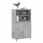 vidaXL Highboard Betongrau 60x36x110 cm Holzwerkstoff vidaXL Highboard Betongrau 60x36x110 cm Holzwerkstoff