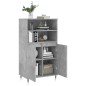 vidaXL Highboard Betongrau 60x36x110 cm Holzwerkstoff vidaXL Highboard Betongrau 60x36x110 cm Holzwerkstoff