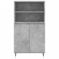 vidaXL Highboard Betongrau 60x36x110 cm Holzwerkstoff vidaXL Highboard Betongrau 60x36x110 cm Holzwerkstoff