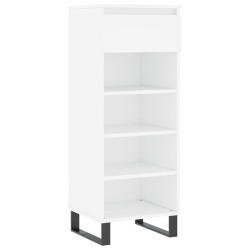 vidaXL Schuhschrank Weiß 40x36x105 cm Holzwerkstoff