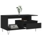 vidaXL Couchtisch Schwarz 90x49x45 cm Holzwerkstoff vidaXL Couchtisch Schwarz 90x49x45 cm Holzwerkstoff
