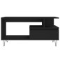 vidaXL Couchtisch Schwarz 90x49x45 cm Holzwerkstoff vidaXL Couchtisch Schwarz 90x49x45 cm Holzwerkstoff