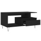 vidaXL Couchtisch Schwarz 90x49x45 cm Holzwerkstoff vidaXL Couchtisch Schwarz 90x49x45 cm Holzwerkstoff