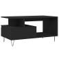 vidaXL Couchtisch Schwarz 90x49x45 cm Holzwerkstoff vidaXL Couchtisch Schwarz 90x49x45 cm Holzwerkstoff