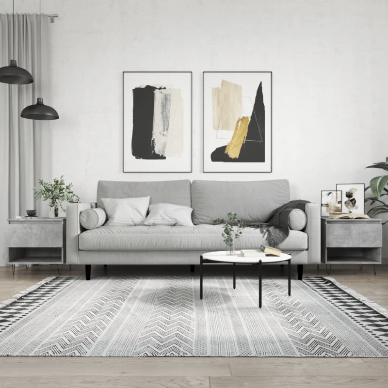 vidaXL Couchtische 2 Stk. Betongrau 50x46x50 cm Holzwerkstoff vidaXL Couchtische 2 Stk. Betongrau 50x46x50 cm Holzwerkstoff