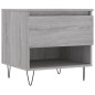 vidaXL Couchtisch Grau Sonoma 50x46x50 cm Holzwerkstoff vidaXL Couchtisch Grau Sonoma 50x46x50 cm Holzwerkstoff