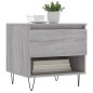vidaXL Couchtisch Grau Sonoma 50x46x50 cm Holzwerkstoff vidaXL Couchtisch Grau Sonoma 50x46x50 cm Holzwerkstoff