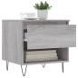 vidaXL Couchtisch Grau Sonoma 50x46x50 cm Holzwerkstoff vidaXL Couchtisch Grau Sonoma 50x46x50 cm Holzwerkstoff
