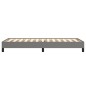 Bettgestell Dunkelgrau 100x200 cm Stoff Bettgestell Dunkelgrau 100x200 cm Stoff