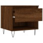 vidaXL Couchtisch Braun Eichen-Optik 50x46x50 cm Holzwerkstoff vidaXL Couchtisch Braun Eichen-Optik 50x46x50 cm Holzwerkstoff