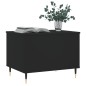 vidaXL Couchtisch Schwarz 60x44,5x45 cm Holzwerkstoff vidaXL Couchtisch Schwarz 60x44,5x45 cm Holzwerkstoff