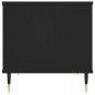 vidaXL Couchtisch Schwarz 60x44,5x45 cm Holzwerkstoff vidaXL Couchtisch Schwarz 60x44,5x45 cm Holzwerkstoff