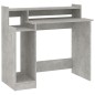 vidaXL Schreibtisch mit LEDs Betongrau 97x45x90 cm Holzwerkstoff vidaXL Schreibtisch mit LEDs Betongrau 97x45x90 cm Holzwerkstoff