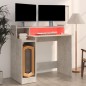 vidaXL Schreibtisch mit LEDs Betongrau 97x45x90 cm Holzwerkstoff vidaXL Schreibtisch mit LEDs Betongrau 97x45x90 cm Holzwerkstoff