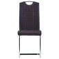 vidaXL Freischwinger 4 Stk. Braun Kunstleder vidaXL Freischwinger 4 Stk. Braun Kunstleder