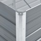 vidaXL Garten-Hochbeet Verzinkter Stahl 100x40x45 cm Grau vidaXL Garten-Hochbeet Verzinkter Stahl 100x40x45 cm Grau