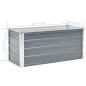 vidaXL Garten-Hochbeet Verzinkter Stahl 100x40x45 cm Grau vidaXL Garten-Hochbeet Verzinkter Stahl 100x40x45 cm Grau