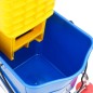 vidaXL Reinigungswagen mit Eimern und Presse PP & Verchromter Stahl vidaXL Reinigungswagen mit Eimern und Presse PP & Verchromter Stahl