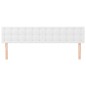 Kopfteile 2 Stk. Weiß 100x5x78/88 cm Kunstleder Kopfteile 2 Stk. Weiß 100x5x78/88 cm Kunstleder