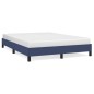 Bettgestell Blau 140x200 cm Stoff Bettgestell Blau 140x200 cm Stoff