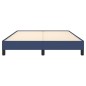 Bettgestell Blau 140x200 cm Stoff Bettgestell Blau 140x200 cm Stoff